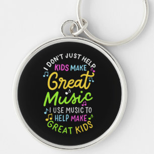 Music Teacher - Help Kids Make Music Gift Key Ring