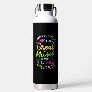 Music Teacher - Help Kids Make Music Gift Water Bottle