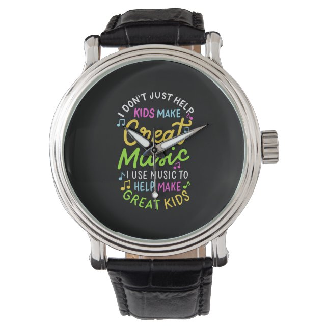 Music Teacher - Help Kids Make Music Watch (Front)