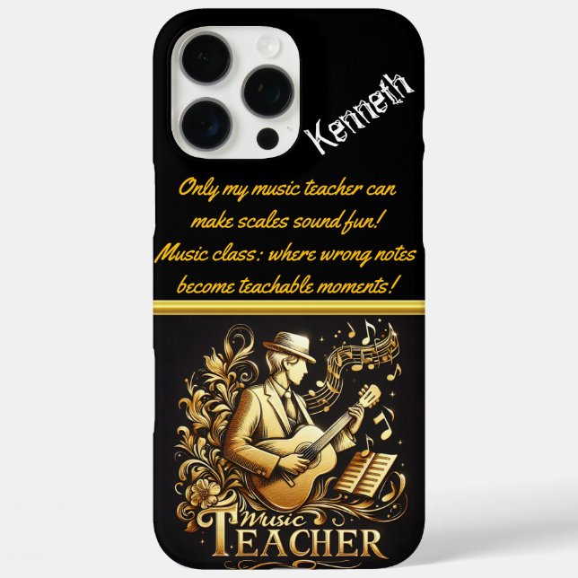 Music Teacher Inspiring Students Case-Mate iPhone Case (Back)