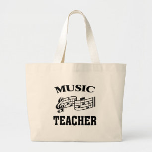 MUSIC TEACHER LARGE TOTE BAG