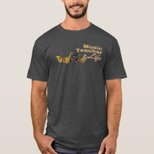 Music Teacher Life Shirt, Musical instruments T-Shirt