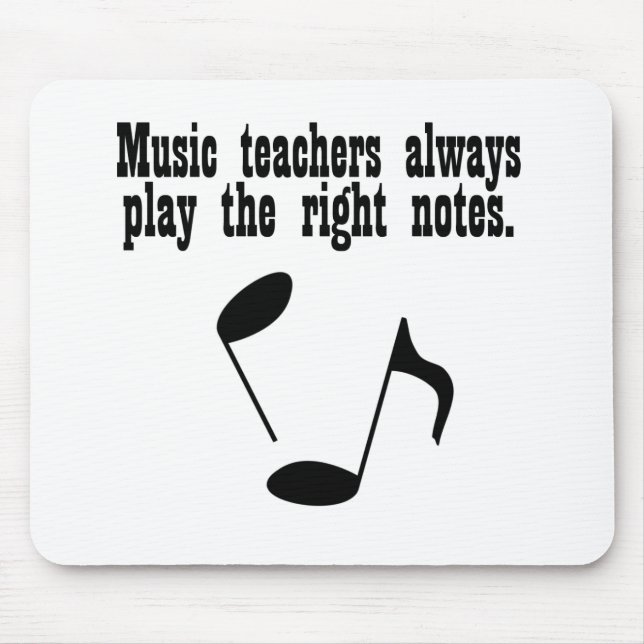 Music Teacher Mouse Mat (Front)