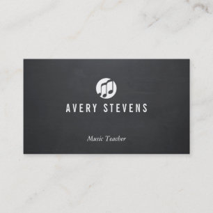 Music Teacher, Music Notes, Musician Business Card