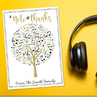 music teacher note of thanks music teacher gift