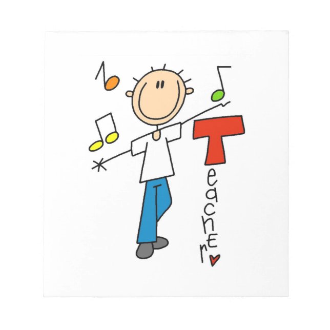 Music Teacher Notepad (Front)