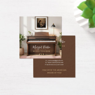 Music Teacher | Pianist Business Card