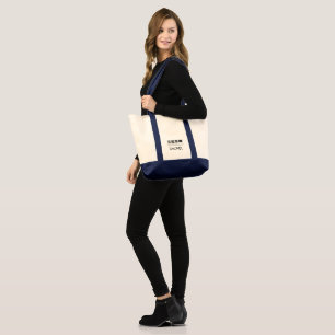 Music Teacher Piano Keyboard Personalised Name Tote Bag