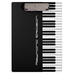 Music Teacher Piano Keyboard Professor Clipboard