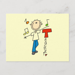 Music Teacher Postcard
