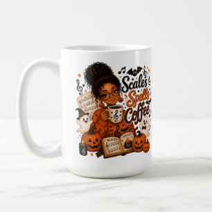 Music Teacher Scales Spells Large Coffee Mug