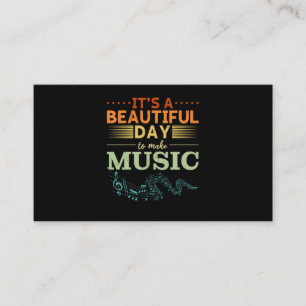 Music Teacher Singer Musician Music Lovers Business Card