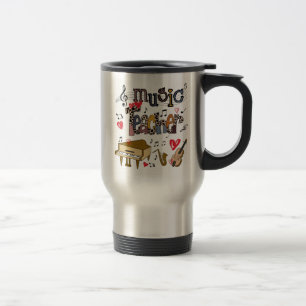 Music Teacher Sublimation Design, Music Teacher Travel Mug