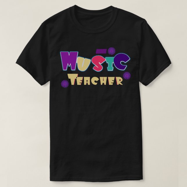 Music Teacher T-Shirt (Design Front)
