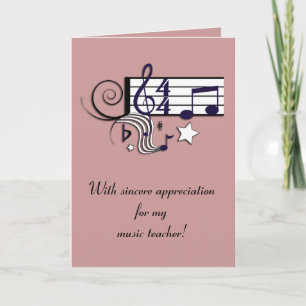 Music Teacher Thank You