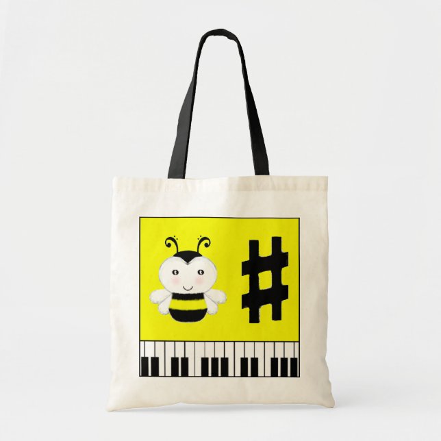 Music Teacher Tote Bag (Front)