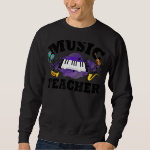 Music Teacher Vintage School Sweatshirt