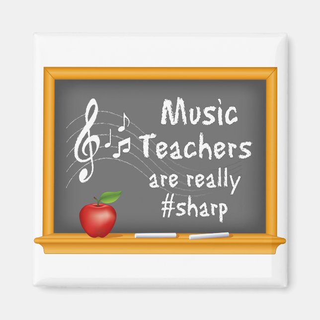 Music Teachers are Magnetic  Magnet (Front)