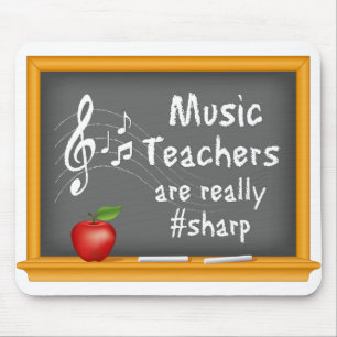 Music Teachers are Really # Sharp Mouse Mat