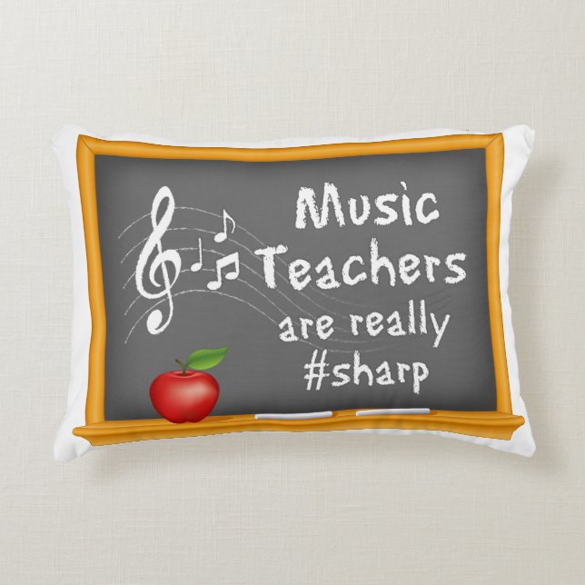 Music Teachers  Decorative Cushion (Front)
