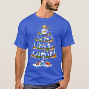 Music Teachers Musical Instrument Christmas Tree M T-Shirt