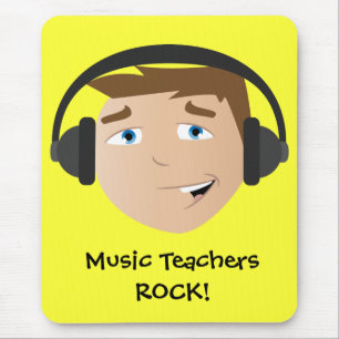 Music Teachers Rock! Mouse Mat