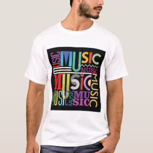 Music text design T-Shirt