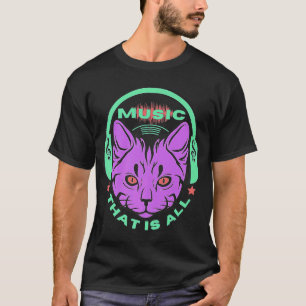 Music That Is All Soundwave Cute Kitty Headphone T-Shirt