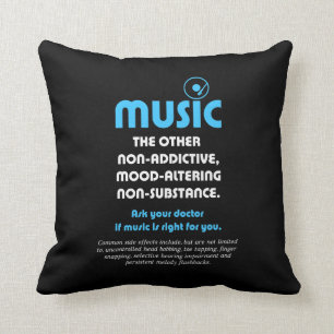 Music: The other non-addictive, mood-altering… Cushion