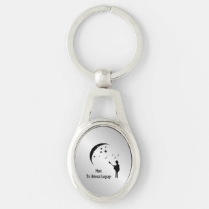 Music the Universal Language Key Ring