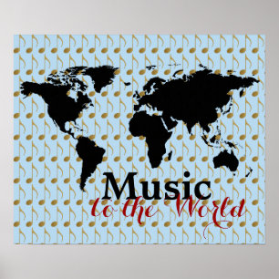 music the world poster
