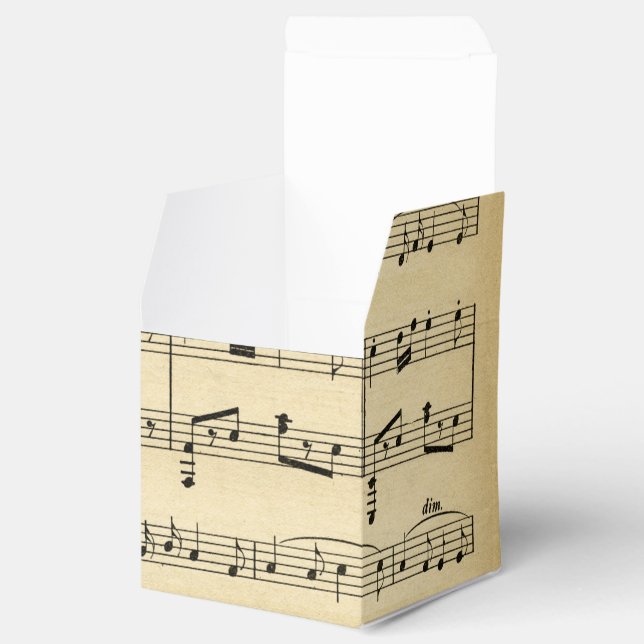 Music Theme Favour Box (Opened)