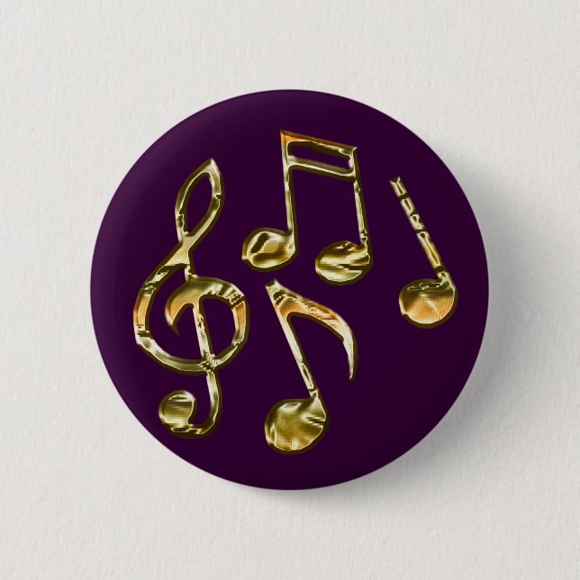 MUSIC Theme Gift Collection 6 Cm Round Badge (Front)