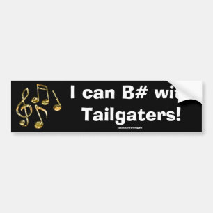 MUSIC Theme Gift Collection Bumper Sticker