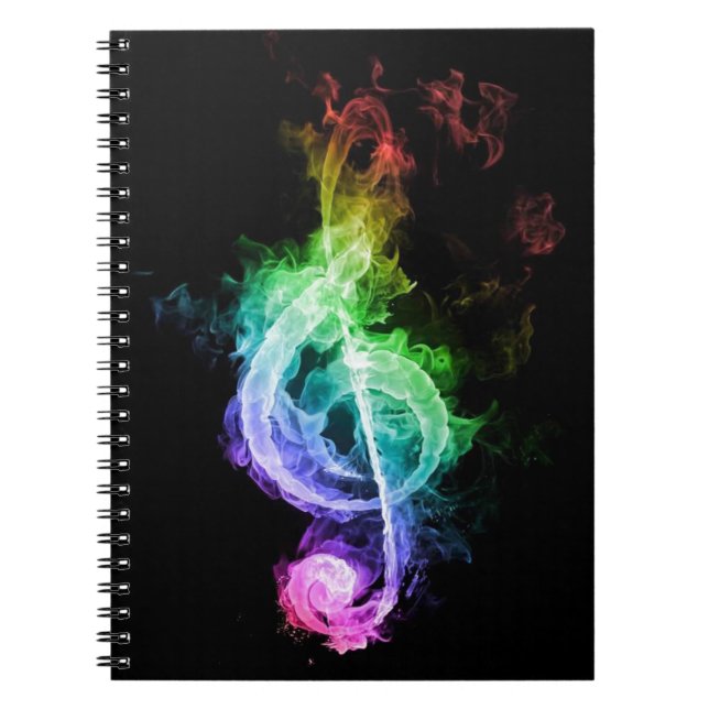 music theme notebook (Front)