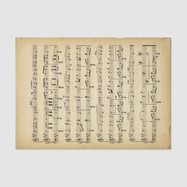 Music Theme Tissue Paper (Front)