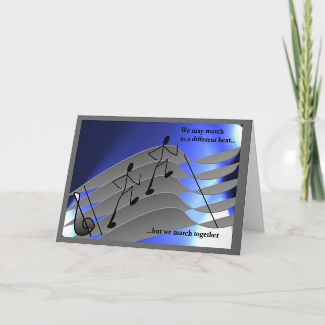 Music themed greeting cards (Front)