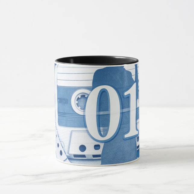 Music-Themed Long Sleeve Graphic Mug (Center)