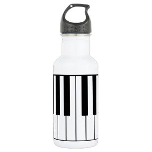 music-themed piano keys 532 ml water bottle