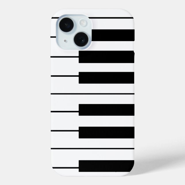 music-themed piano keys Case-Mate iPhone case (Back)