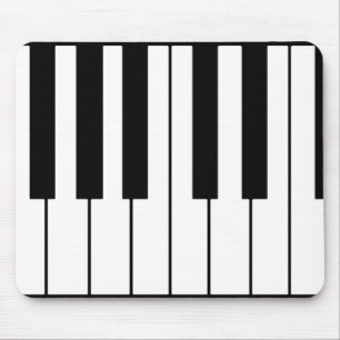 music-themed piano keys mouse mat