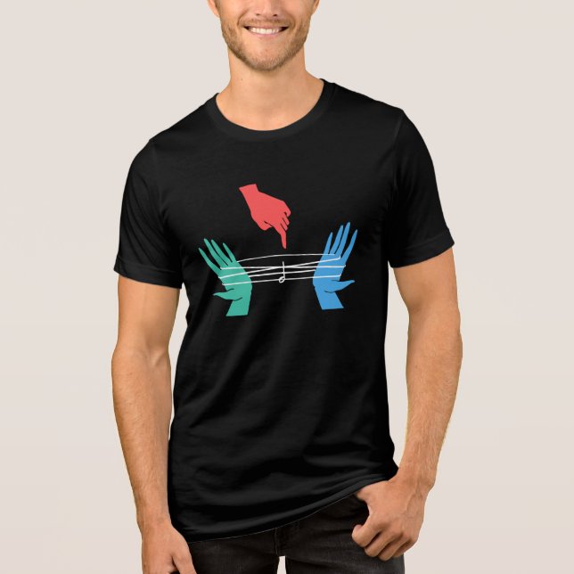 Music Theory Cute Musician DJ Novelty Tri-Blend Shirt (Front)