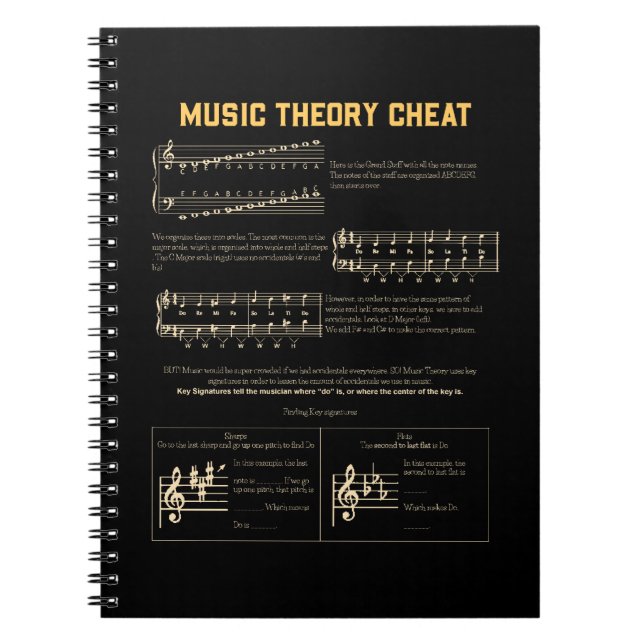 Music Theory Graphic Notebook (Front)