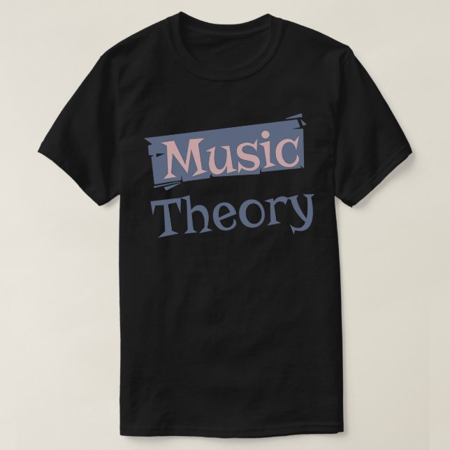 Music theory T-Shirt (Design Front)