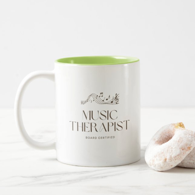 Music Therapist Board Certified Mug (With Donut)