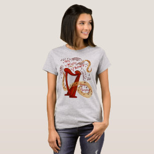 Music Therapy "Keep Harping" T-Shirt