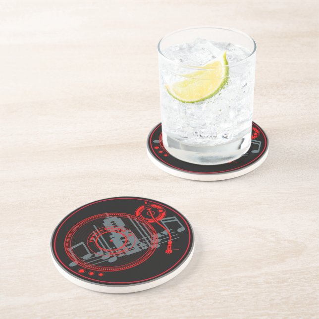 Music Therapy Sessions Coaster (Side)
