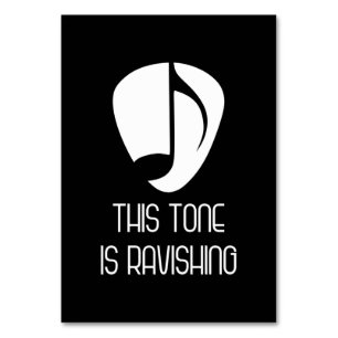 Music This Tone Is Ravishing Table Number