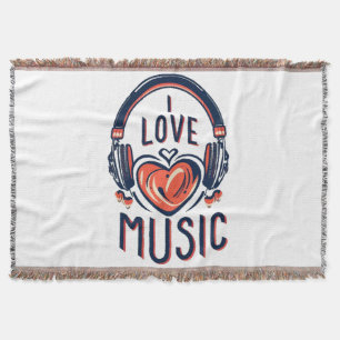 music throw blanket