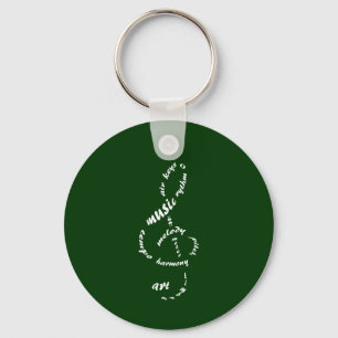music to my ears key ring